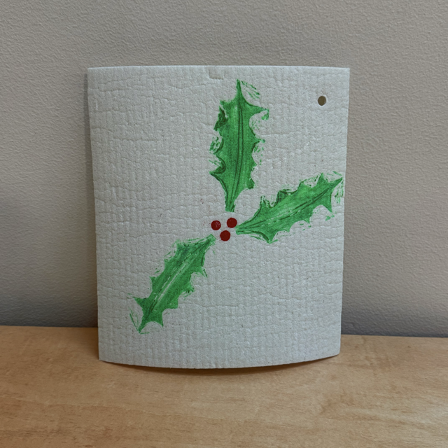 Linocut Dishcloth - Image 3